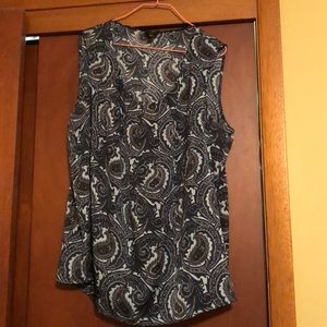 Paisley print Silk shell